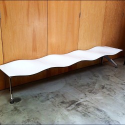 Wavy bench #instaphoto #furniture #dope  (Taken with Instagram)