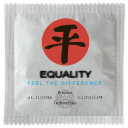 equalistmako:  ATTENTION ALL EQUALISTS! ATTENTION ALL EQUALISTS!!! You wouldn’t go into battle without your trusty Future Industries Electric Glove™! So why would you go into anything else without your Future Industries EQUALITY Silicone Condom™?