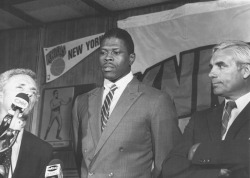 BACK IN THE DAY |6/18/85| The New York Knicks select Patrick Ewing with the first pick in the NBA Draft