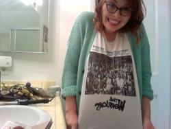 yrkillingmesmalls:  gpoy sometimes my store makes rad shirts edition. gotta go get coffee and enroll in my summer internship shit.  yer lookin’ at Jack FM’s newest summer intern!  yay, productivity! elsewhere, I cut off about 7 inches of hair a