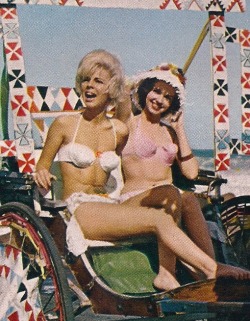 Claudie Samouilhan and Fiona Watherley, The Girls of Africa (Durban, South Africa), Playboy - April 1963