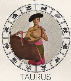 Taurus, &ldquo;Playboy Horoscope&rdquo;, Playboy - April 1968