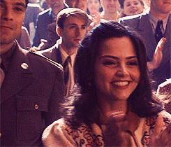 the-greathall-blog:  Jenna-Louise Coleman in Captain America: The First Avenger 