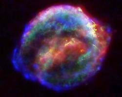 expose-the-light:  Supernova Supernovae are extremely luminous and cause a burst of radiation that often briefly outshines an entire galaxy, before fading from view over several weeks or months. During this short interval a supernova can radiate as much