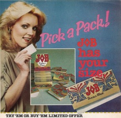 Job Cigarette Papers, Vintage Ad, Penthouse - September 1979