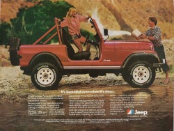 Jeep, Vintage Ad, Penthouse - December 1981