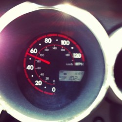 Yeah it says 102 degrees! #instaphoto #driving #hot #mycity #summertime (Taken with Instagram)