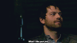 becausecastiel:  #no but see #this line #is fucking harsh #because it’s not so much ‘I like past you’ #as it is ‘I miss past you’ #I miss when you were snarky #I miss when you cared about people #I miss when you had something to lose #I