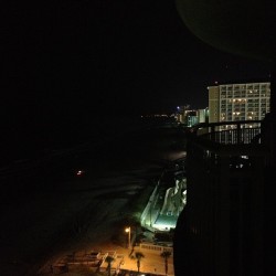 #nofilter #beach #lights #buildings #like #follow  (Taken with Instagram)