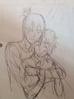 elanra:  melzens-no-6:  underthesamestar:  strangenugget:  (via 何となく描いた（笑） #TwitPict on Twitpic)  OH MY GOD ISHINO I THINK YOU LOVE US AND YOU SHIP THEM SO HARD THEY LOOK LIKE MARRIED COUPLE♥ I CAN’T SO BEAUTIFUL ;A;  OH MY GOD.