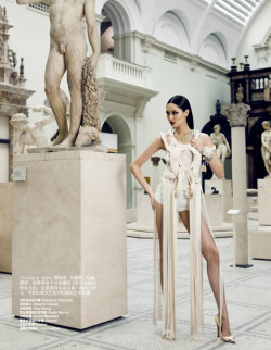 collections-from-vogue:  Bonnie Chen in “Fabulous London” Photographed by Zack Zhang &amp; Styled by Fan Xiaomu for Harper’s Bazaar China, July 2012 