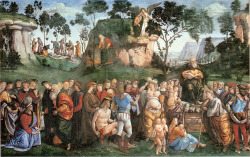 Bartolomeo della Gatta e Luca Signorelli, Testamento e morte di Mosè (1482)