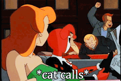 geekygothgirl:  witchyredhead:  thefingerfuckingfemalefury:  iridessence:  stuffedoreo:  futurefutures:  Appropriate response to cat calls.   haha I love them!  This is so perfect I could cry.  Harley and Ivy Not putting up with any sexist bullshit EVER