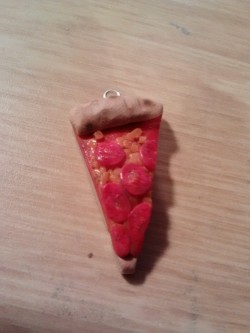 So proud of my quickie pizza slice.