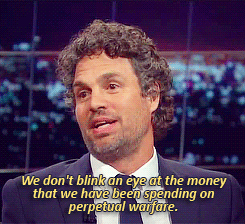 omgitsbrilliant:  livindavidaloki:  redhjedi:  The Hulk ain’t never lied.  I can’t even express how much respect I have for Mark Ruffalo.  The dude’s on the US terrorism watchlist for fuck’s sake.  Omg, it’s true.    So true mate