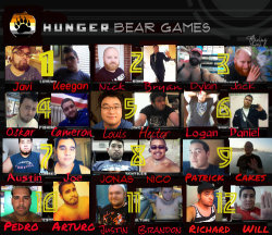 just-a-friend:  tehlovepanda:  getupandkill:  unimpressedviking:  kabutocub:  pandakeegan:  windsofravenclawcub:  I introduce to you this years tributes for the Hunger Bear Games! I did this out of pure boredom. I tried to keep couples out of this and
