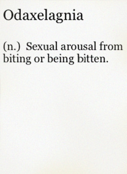 sirsgoodlittleslut:  Yessssssssssssssssssssssssssssssssssssssss  I loved this word the day I found it.  There was a word for it.  A word that described how I felt which made it less strange.