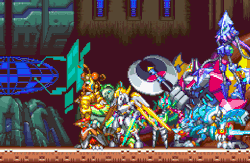 dotcore:  The Einherjar Eight Warriors.by Slayt. From Mega Man Zero 4 released in 2005 for the Game Boy Advance.