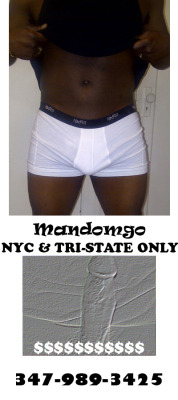 mandomgo:  Big dick black top male escort - NYC and Tri-state area ONLY!!! Just so there ain’t no confusion, I am in NYC, please do not hit me up if you are not in the tri-state area. If you are visiting here next month, hit me up when you get here.