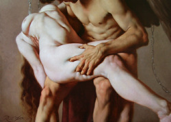 blackkkatem0ss:  cavetocanvas:  Roberto Ferri, Prison Tears  this is so beautiful, passionate, intense and they arent even having sex. 