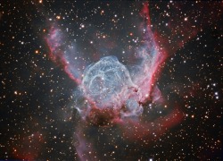 n-a-s-a:  Thor’s Helmet  Credit &amp; Copyright: Star Shadows Remote Observatory and PROMPT/UNC  