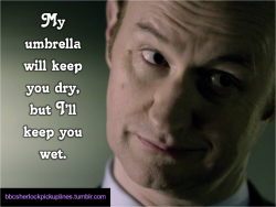 &ldquo;My umbrella will keep you dry, but I&rsquo;ll keep you wet.&rdquo;