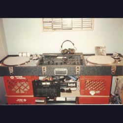 My first set of 1200&rsquo;s. 1989. #dj #1200&rsquo;s #myfirstlove #music  (Taken with Instagram)