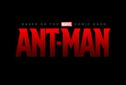marvelentertainment:  Marvel Studios debuted the first test footage from Ant-Man, directed by Edgar Wright, at Comic-Con International 2012…and while we can’t show you that footage, we’ve got the official logo for the film right here for your viewing