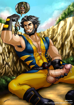 I fucking love how Karulox draws Wolverine, it&rsquo;s such a perfect mix of cute and hot!!!