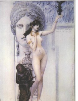 leballetmecanique:   Allegory of Sculpture by Gustav Klimt  