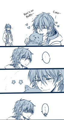 shinju410:  Ha ha another DMMd translation :”&gt; ~~ since the other Aoba’s so cute X”D Src: 落書きまとめ 