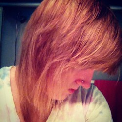 Gonna have to highlight it. 😔#hair #dye #colour #blonde  (Taken with Instagram)