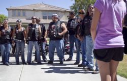 jawdust:  stunthusband:  goodstuffhappenedtoday: Bikers Against Child Abuse make abuse victims feel safe These tough bikers have a soft spot: aiding child-abuse victims. Anytime, anywhere, for as long as it takes the child to feel safe, these leather-clad
