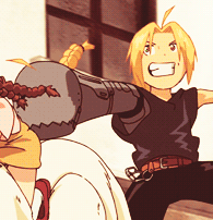 mr-fullmetal-runt:  ((Ed is a goofball ok. I just wanted to make a set with my favorite GIFs of Ed… &gt;3&gt;)) “I AM NOT A GOOFBALL!” ((*gigglesnort* Yeah okay, whatever.)) 