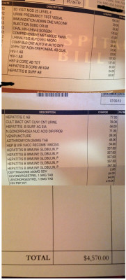 bouncystrawberries:  girl-bear:  campaignofdistractions:  “The monetary cost for a rape victim to receive treatment at a hospital in the United States.”  EVERYONE EVERYONE EVERYONE SHOULD KNOW ABOUT THIS  That’s why the US needs Obamacare. Nobody