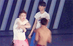 linnhe:   Jjong’s shirt got stolen by Key so Minho decided to join Jong in his shirtlessness  minho has to throw his own shirt away because nobody in shinee wants to steal it 