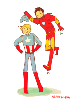 mrnecessary:  goddamn it tony stop that!   This is too cute.  I can&rsquo;t even.