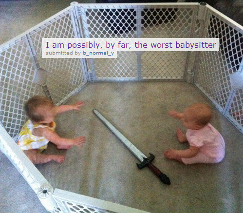 Petite babysitter sucking