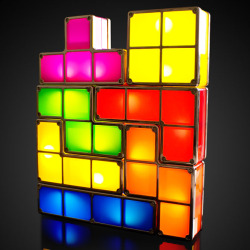 videogamenostalgia:  Tetris Light (Stackable Blocks!) ฾.69 from Firebox (via mahlibombing)  (via imgTumble)