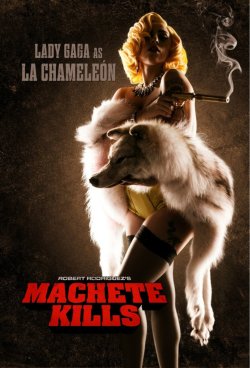 ladyxgaga:  Some new information about Gaga’s upcoming cameo and film debut in the Robert Rodriquez-directed action film, Machete Kills, has surfaced from the star of the movie himself, Danny Trejo. During a press junket for his new film, Trejo revealed