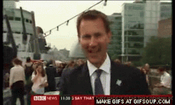 guardiancomment:  Too good for us not to make a gif: This morning, Jeremy Hunt, secretary of state for culture, Olympics, media and sport, could have killed an innocent onlooker with his bell end as he rang it with too much gusto to celebrate the Games