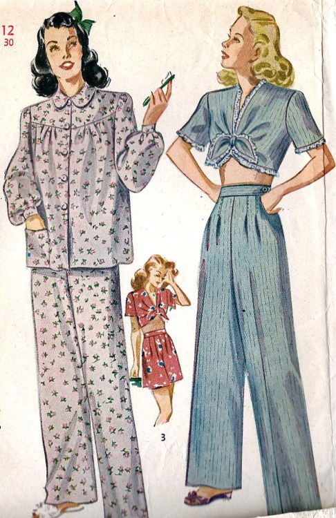 1940s pajamas | Tumblr
