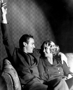 rosejoanblondell:  Douglas Fairbanks Jr &amp; Joan Blondell, “Union Depot” publicity photo,  1932 