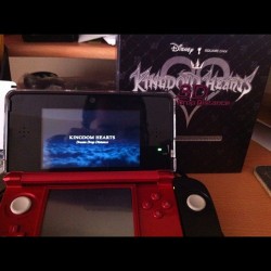 #kingdomhearts #kingdomhearts3d shits about to get real (Taken with Instagram)