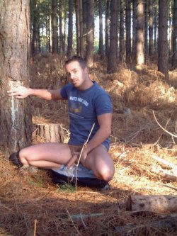 truckers-cruiser:  publiccock:  Forest exhibitions!  Good way to get a Blow Job at a rest area 