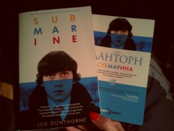 It’s 4:03 AM and I’ve just finished reading “Submarine” :з I have two versions: English and Russian, I have read them all)) First I read English version, then Russian… I think, if I have enough time, I’ll read it once again in English, because