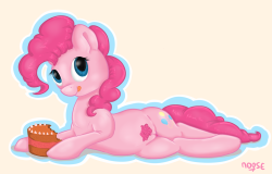Tasty time with Pinkie Pie the pony and Cake the&hellip;cake.