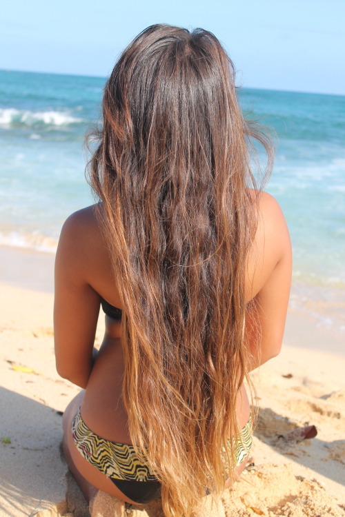 Summer girl hairy