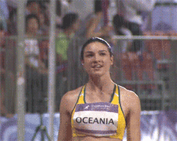 first-player:  bathtub-tigers:  michelle jenneke prancing around in the rain. YOU’RE WELCOME  Oh my god, there’s more of her now. 