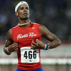 javipr:  Javier Culson, atleta de Puerto Rico en los Juegos Olímpicos 2012 en Londres, Inglaterra. - Fotos Facebook